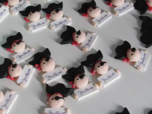 Aplique Pirata de Biscuit para Lembrancinhas com Nome