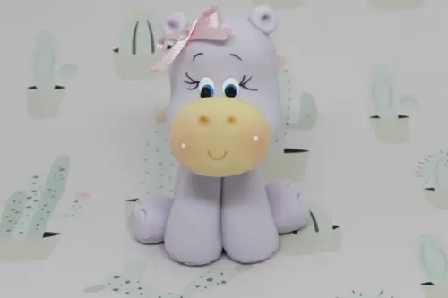 Bichinho Safari Decorativo Menina Sete Peças
