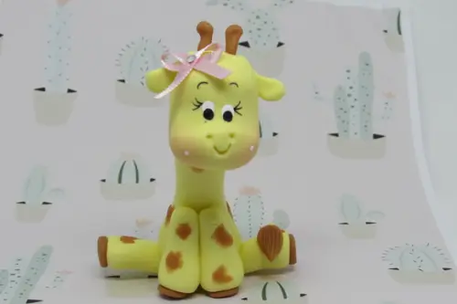 Bichinho Safari Decorativo Menina Sete Peças