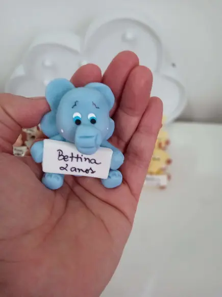 Bichinhos Safari de Biscuit com Nome para Lembrancinhas