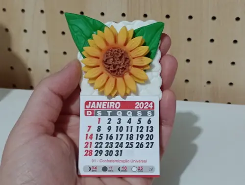 Calendário 202 de Biscuit Girassol