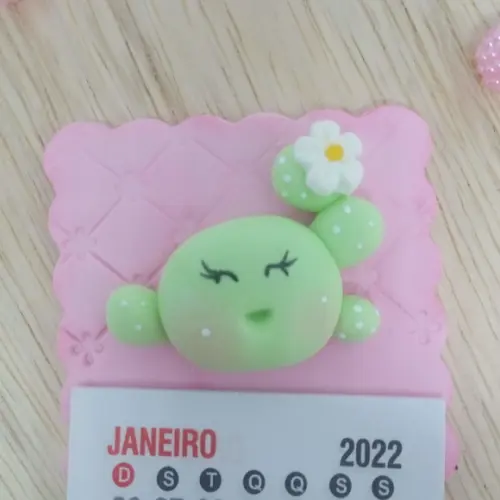 Calendário 2026 Cacto de Biscuit