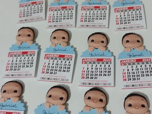 Calendário 2026 Carinha de Menino de Biscuit