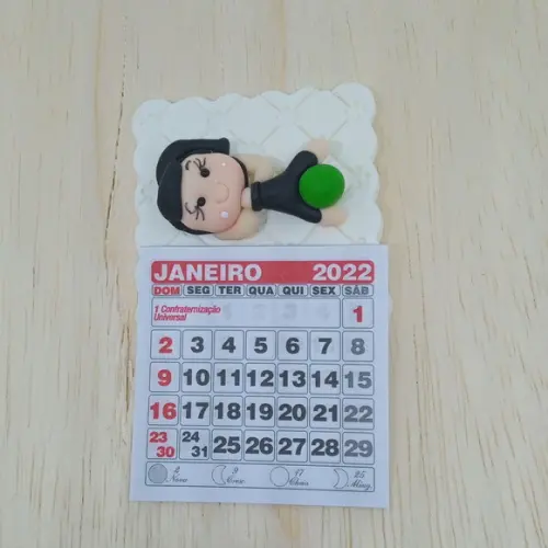 Calendário 2026 com Tema Pilates de Biscuit