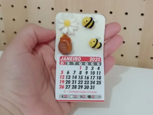 Calendário 2026 de Biscuit Abelha