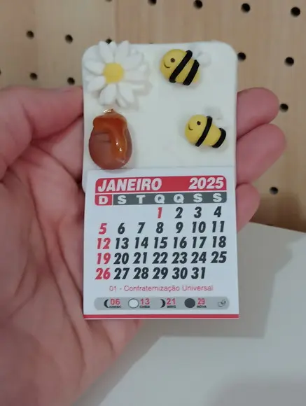 Calendário 2026 de Biscuit Abelha