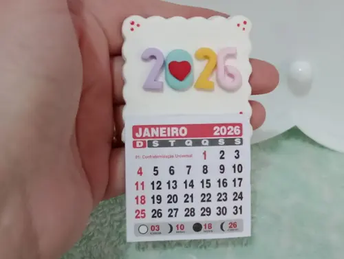 Calendário 2026 de Biscuit
