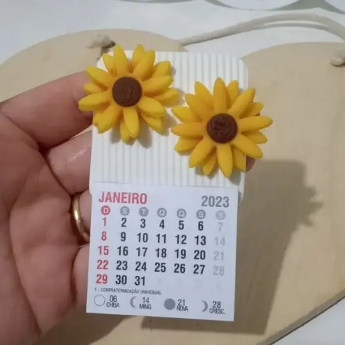 Calendário 2026 de Biscuit Girassol