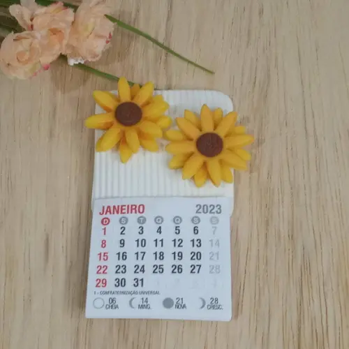 Calendário 2026 de Biscuit Girassol
