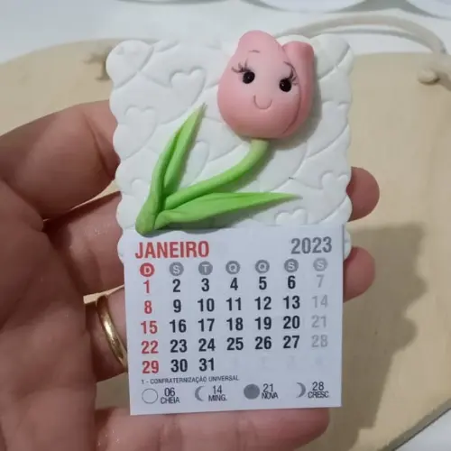 Calendário 2026 de Biscuit Tulipa