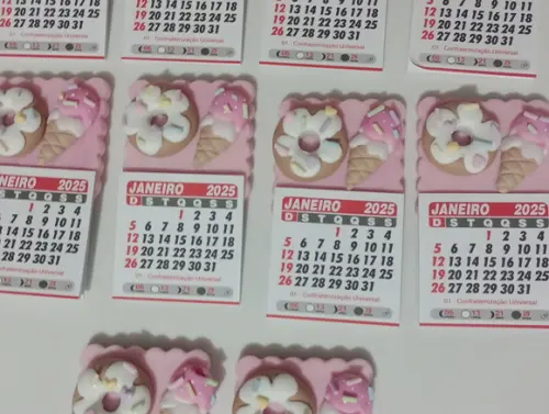 Calendário 2026 de Biscuit Doces