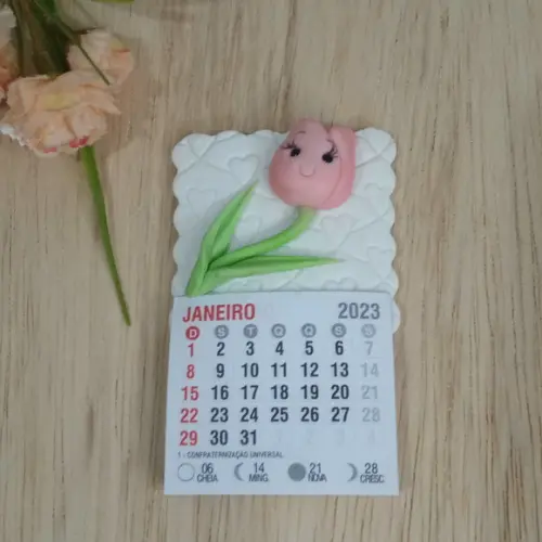 Calendário 2026 de Biscuit Tulipa