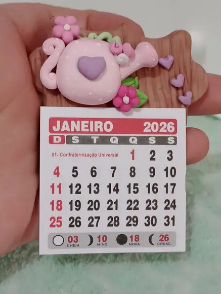Calendário 2026 Regador de Biscuit