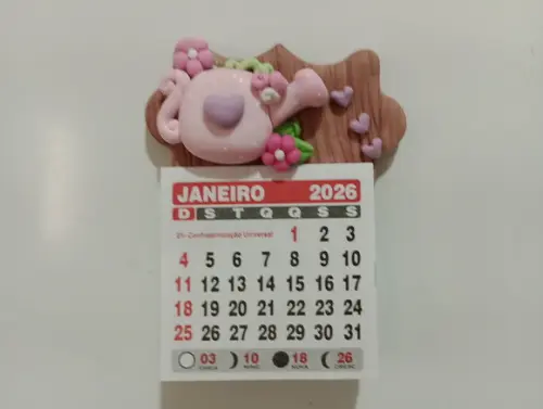 Calendário 2026 Regador de Biscuit