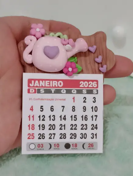 Calendário 2026 Regador de Biscuit