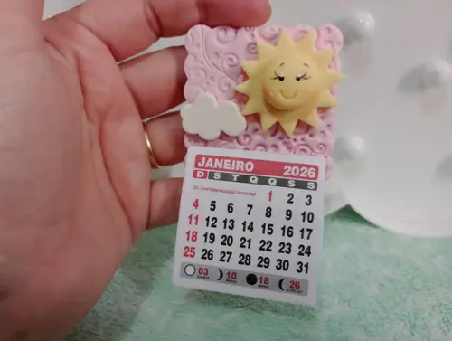 Calendário 2026 Solzinho de Biscuit
