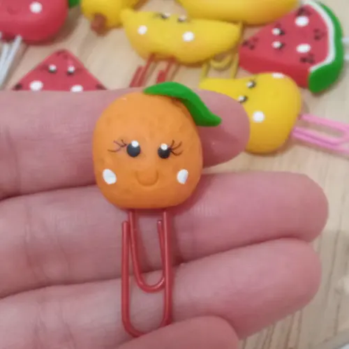 Clips Frutinhas de Biscuit Pacote com Dez