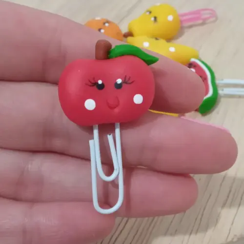 Clips Frutinhas de Biscuit Pacote com Dez