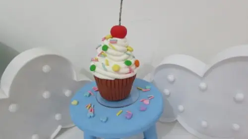 Cupcake Vela de Biscuit