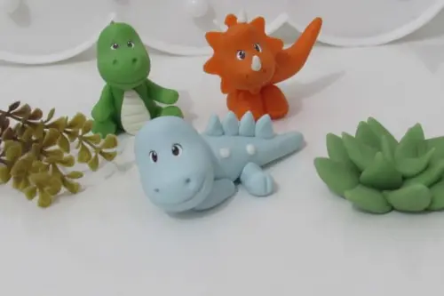Dinossauro de Biscuit para Lembrancinhas