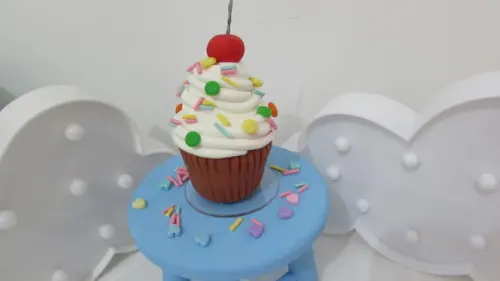 Cupcake Vela de Biscuit
