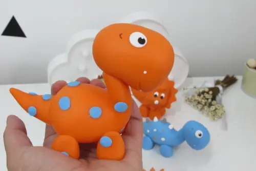 Dinossauro Decorativo para Festa Infantil Seis Peças