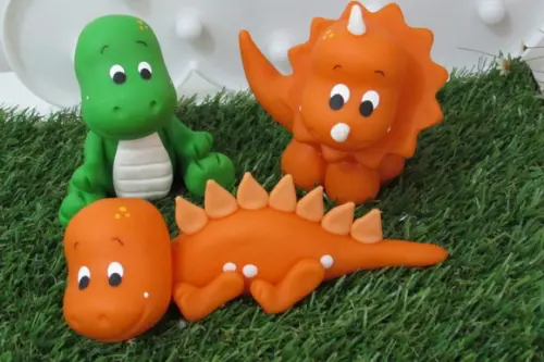 Dinossauro Decorativo para Festa Infantil Seis Peças