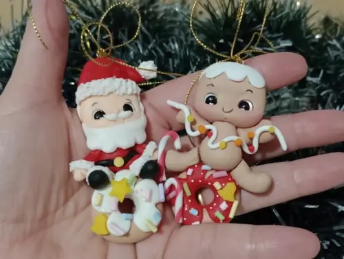 Enfeite de Árvore de Natal de Biscuit