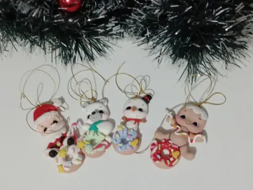 Enfeite de Árvore de Natal de Biscuit
