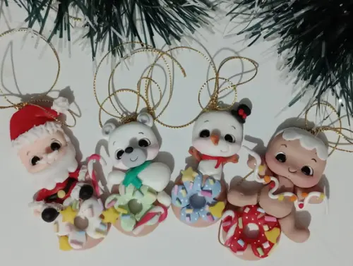 Enfeite de Árvore de Natal de Biscuit