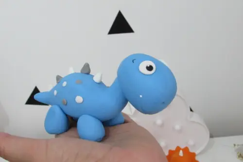 Dinossauro Decorativo para Festa Infantil Seis Peças