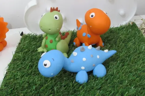 Dinossauro Decorativo para Festa Infantil Seis Peças