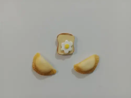 Lembrancinha Chá de Cozinha Ímã de Geladeira Pão com Ovo