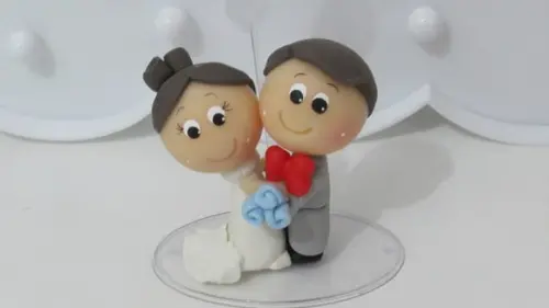 Lembrancinha de Casamento de Biscuit
