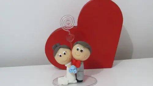 Lembrancinha de Casamento de Biscuit