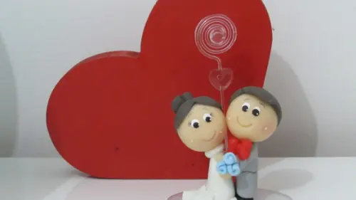 Lembrancinha de Casamento de Biscuit