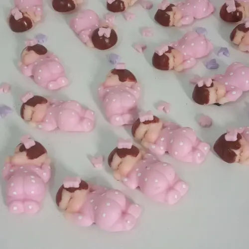Lembrancinha de Maternidade Menina Biscuit