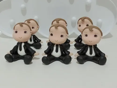Lembrancinha Menino Chefinho de Biscuit para Caixinhas