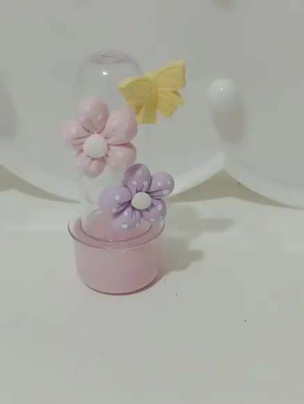 Lembrancinha Mini Tubete Jardim de Biscuit com Dez