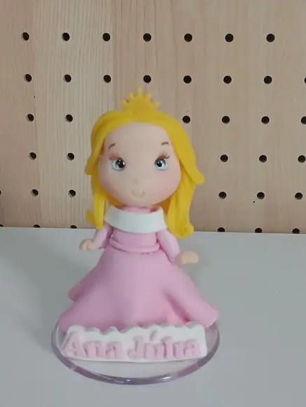 Lembrancinha Princesas de Biscuit com Nome
