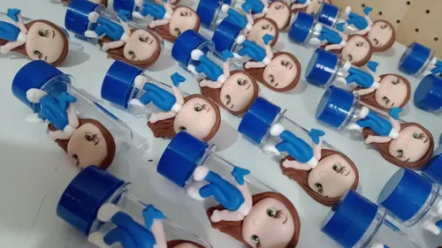 Lembrancinha Tubete Boneca Festa Adulto com Dez