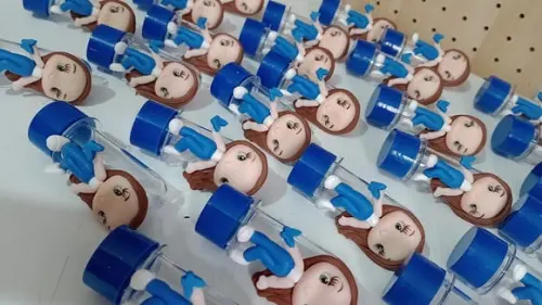 Lembrancinha Tubete Boneca Festa Adulto com Dez