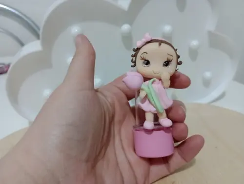 Lembrancnha Jardim Boneca no Tubete com Dez