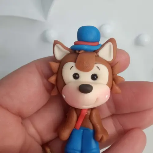 Lobo Mau Aplique para Lembrancinhas de Biscuit