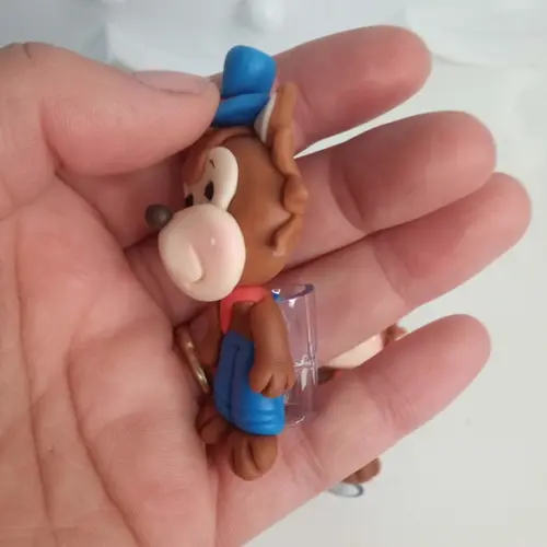 Lobo Mau Ponteira de Lápis para Lembrancinhas de Biscuit