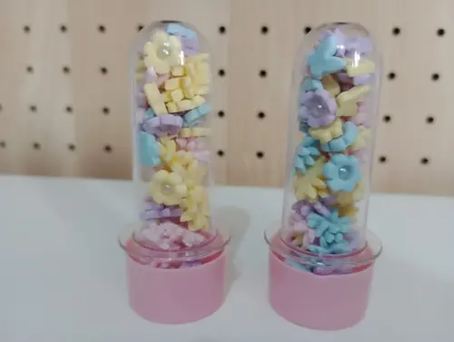 Mini Aplique Sortido Jardim das Borboletas Dois Mini Tubetes