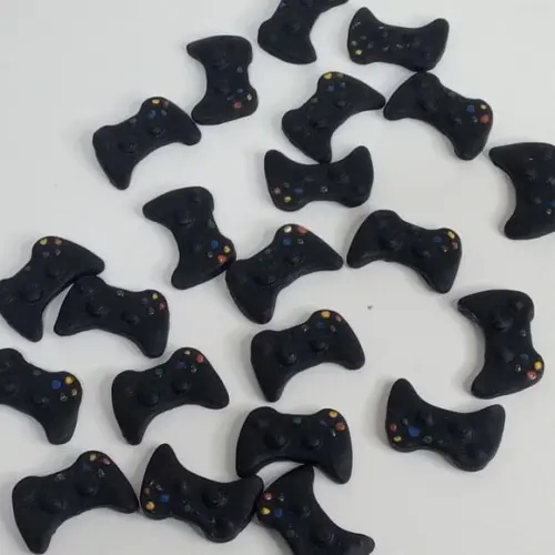 Mini Controle de Vídeo Game de Biscuit Lembrancinhas com Ímã