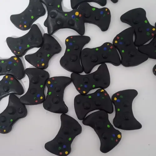 Mini Controle de Vídeo Game de Biscuit Lembrancinhas com Ímã