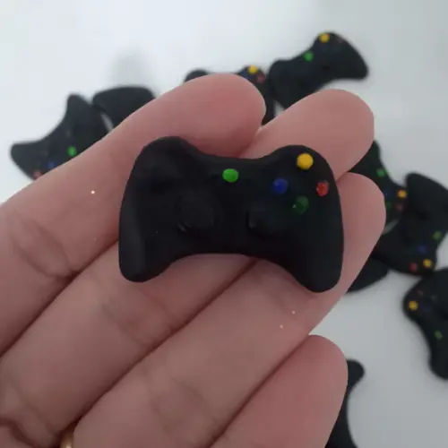 Mini Controle de Vídeo Game de Biscuit Lembrancinhas com Ímã