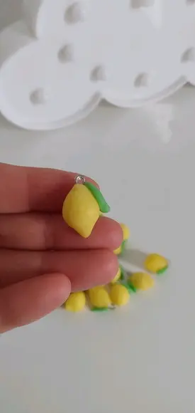 Mini Pingente Limão para Cozinha Lembrancinhas ou Convites